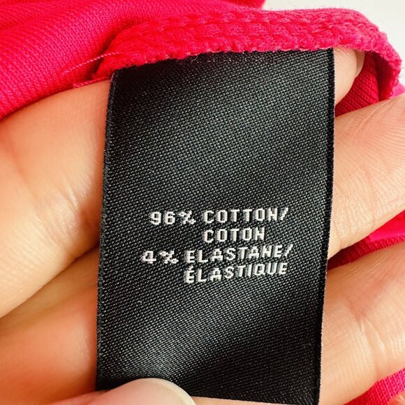 Lafayette 148 Dark Pink Magenta Scoop Neck Stretch Tank Top Blouse Plus Size 2X - Picture 8 of 9